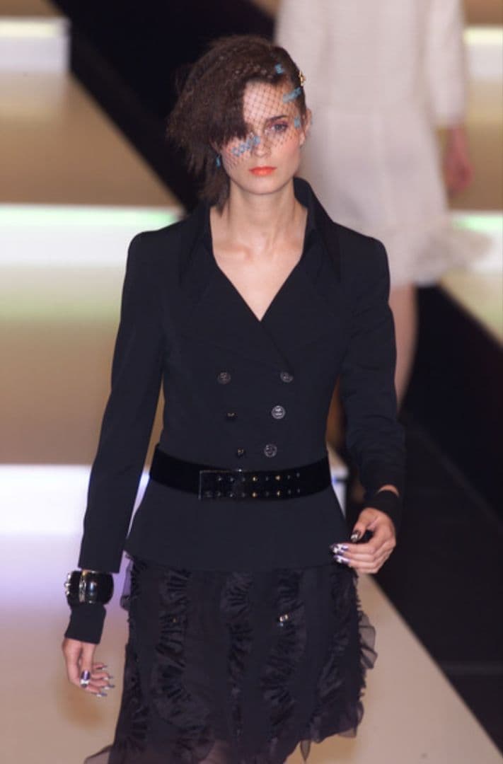 貴重✨CHANEL ココマーク ダブル リトル ブラック ジャケット ランウェイ