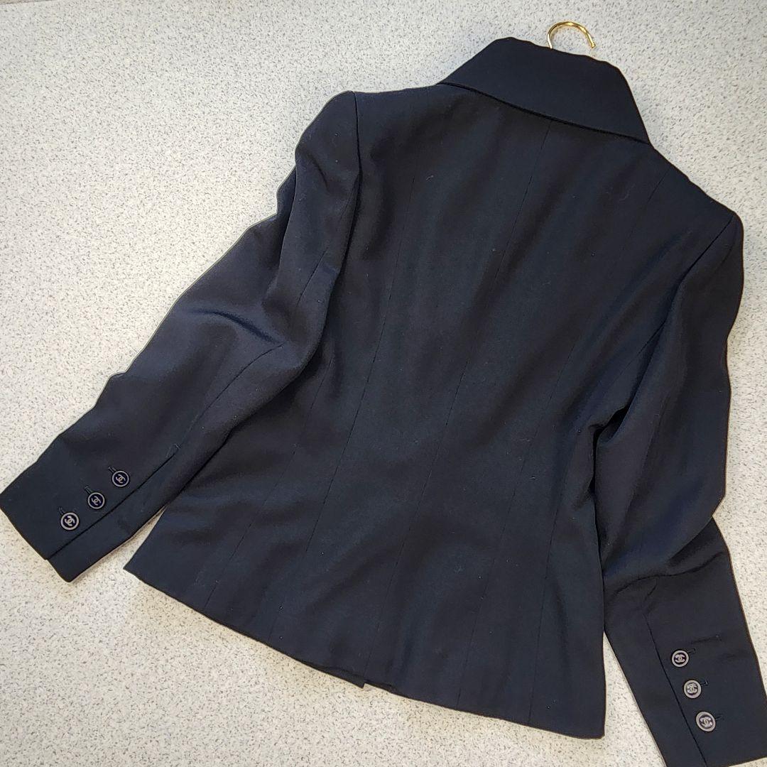 貴重✨CHANEL ココマーク ダブル リトル ブラック ジャケット ランウェイ