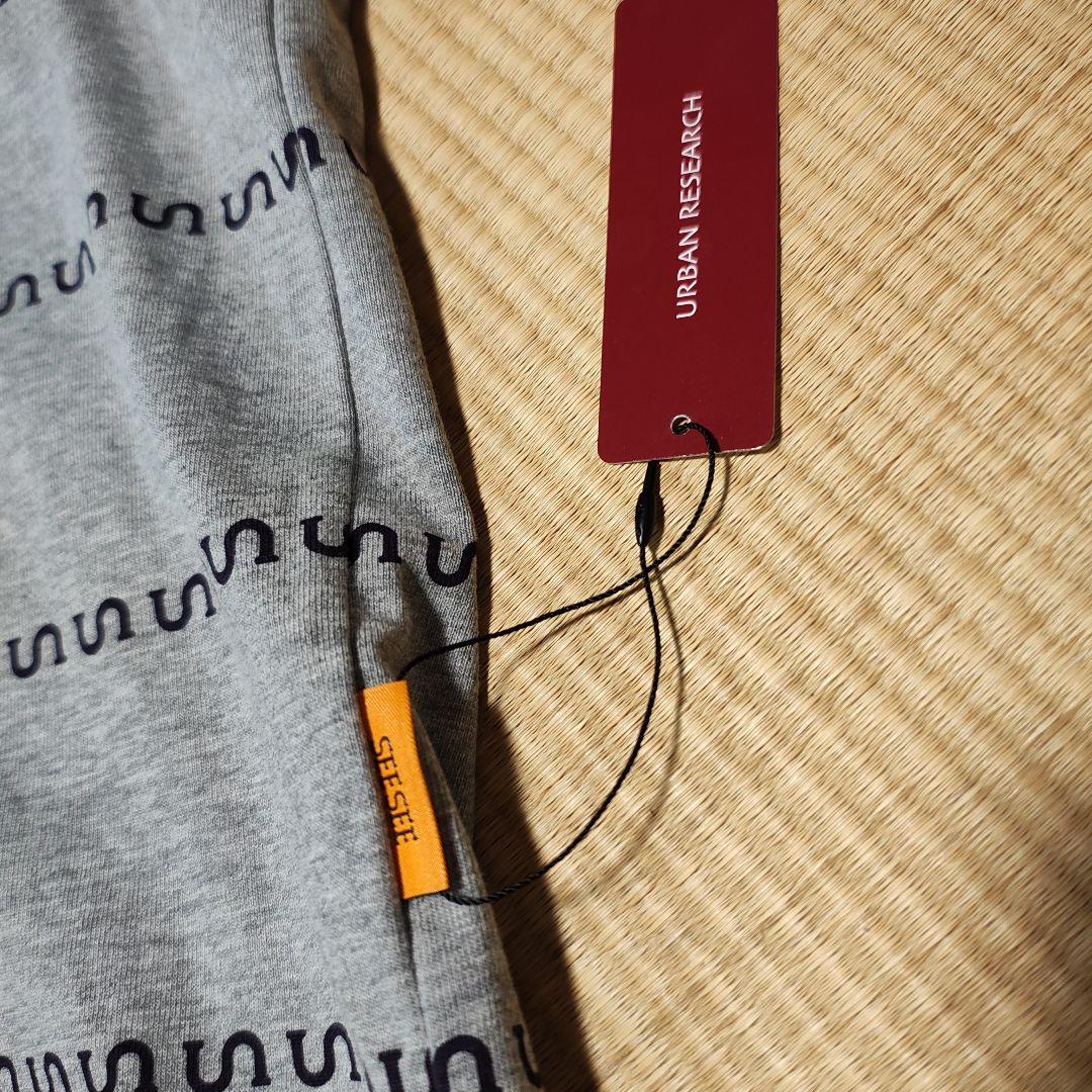 【新品】SEE SEE SUPER BIG ROUND BORDER TEE 灰