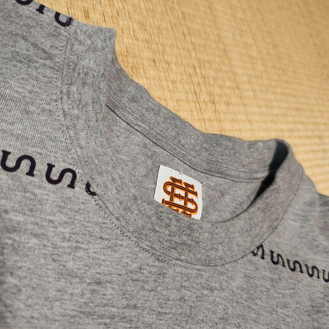 【新品】SEE SEE SUPER BIG ROUND BORDER TEE 灰