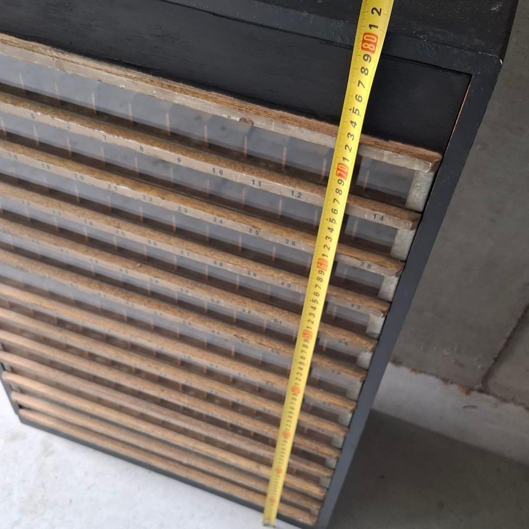 店舗什器 ディスプレイ ミシン糸ケース ガラスケース アンティーク ヴィンテージ