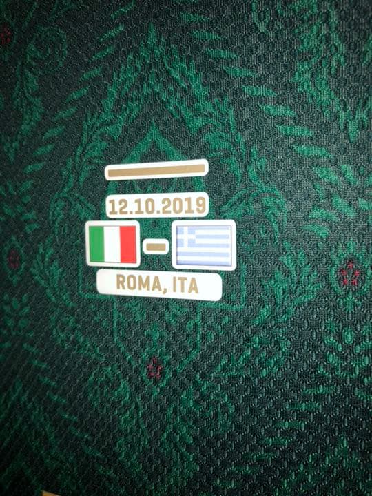 支給品イタリア代表キエーザ選手　ルネッサンスユニフォーム　ユーロ2020予選