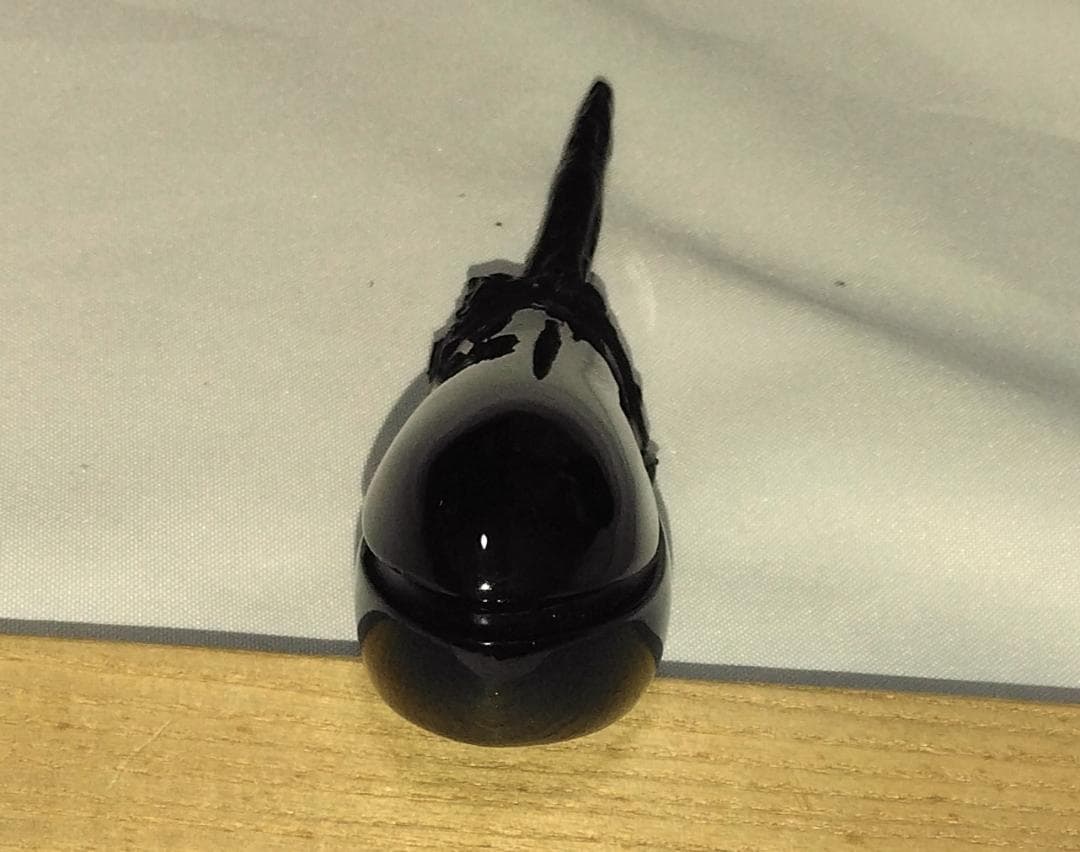 茶道具　乾漆香合　加賀塗匠　荒井樹芳作　乾漆造茄子香合　美品！！