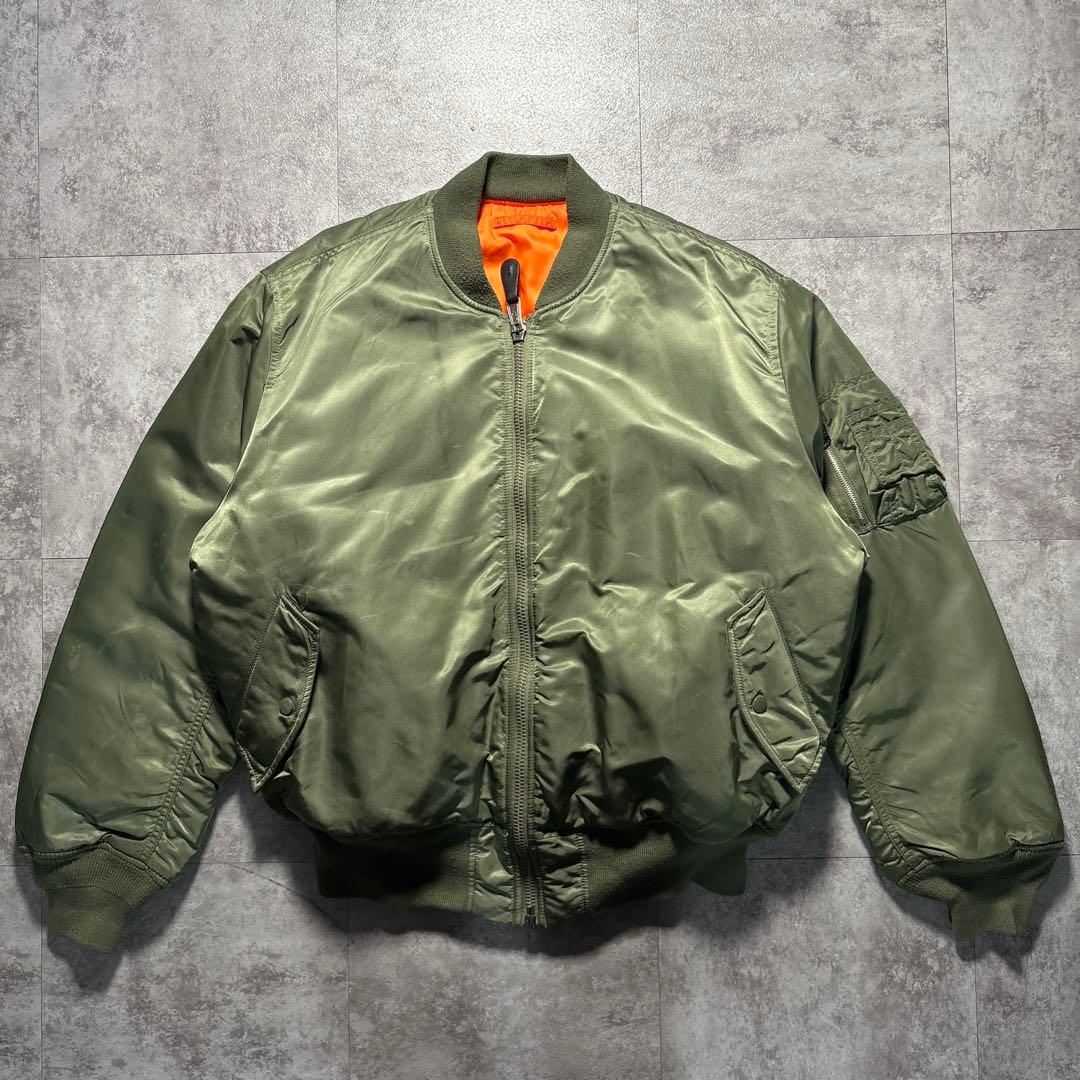 ジャケット・アウター alpha ma-1 reversible flight jacket XL
