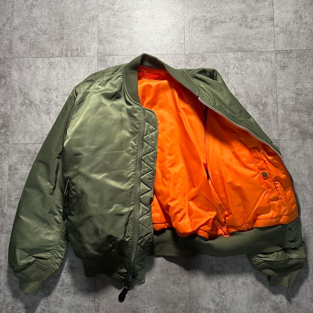 ジャケット・アウター alpha ma-1 reversible flight jacket XL