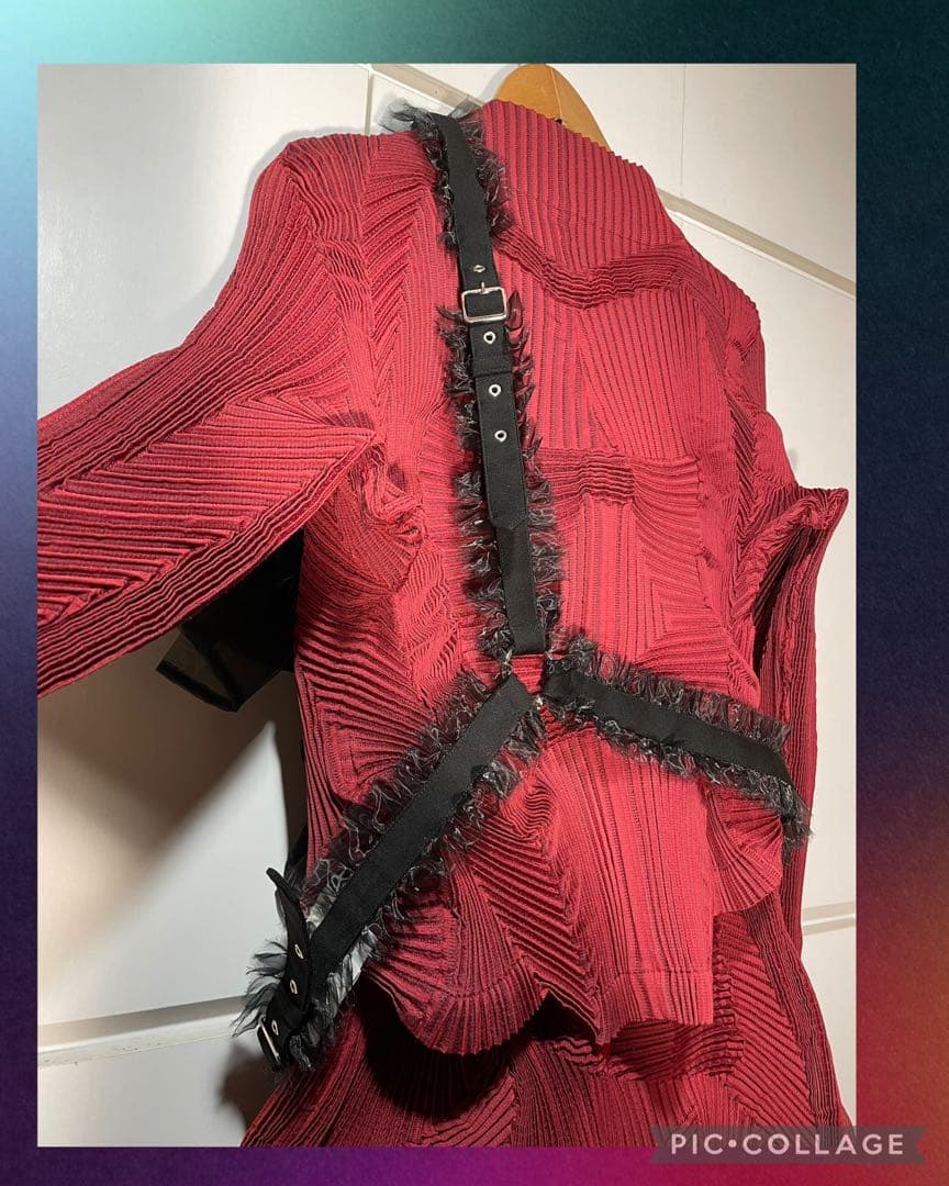 noir kei ninomiya ハーネス 黒 ギャルソン ほぼフリーサイズ