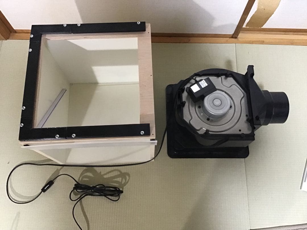 塗装ブース　(みれす様制作・キャリータイプ)