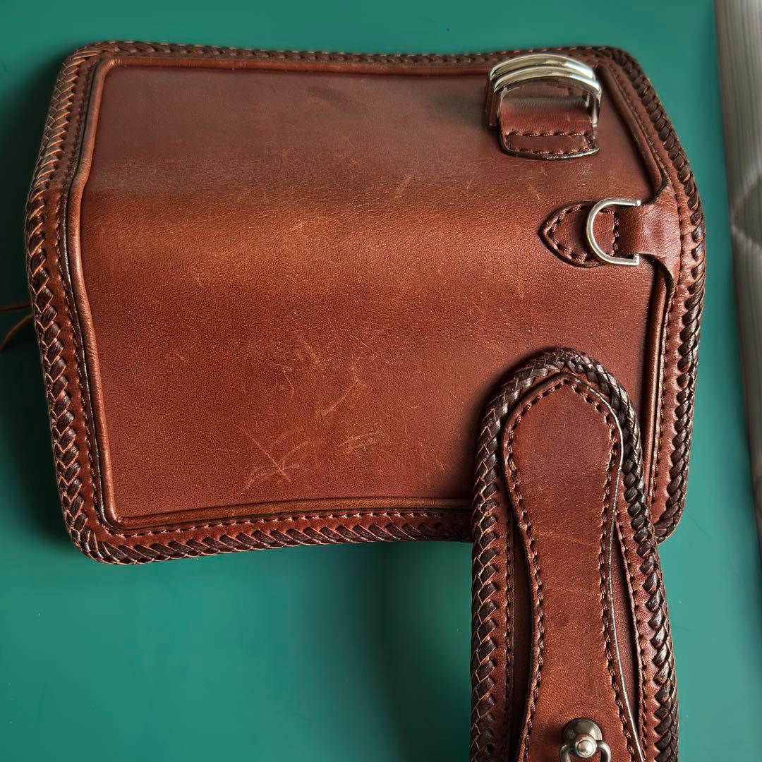 mamakin レザー製ウォレットチェーン付き財布