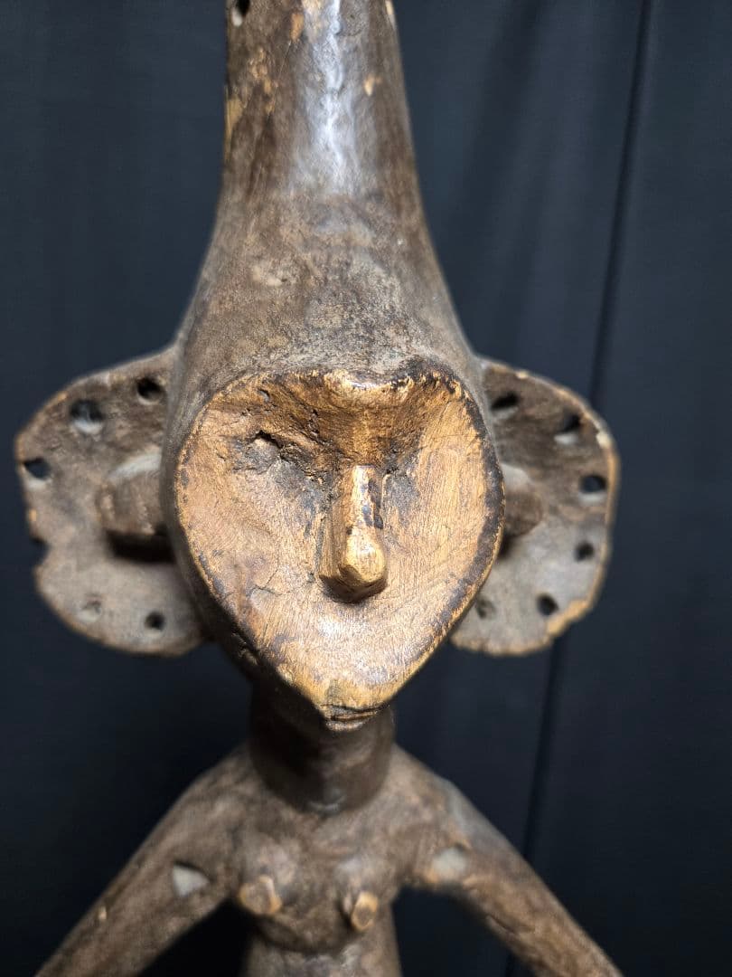 T*o様 ムボレ族？クエレ族？クウェレ族？アフリカ彫像木彫り像オブジェ　ガボン？