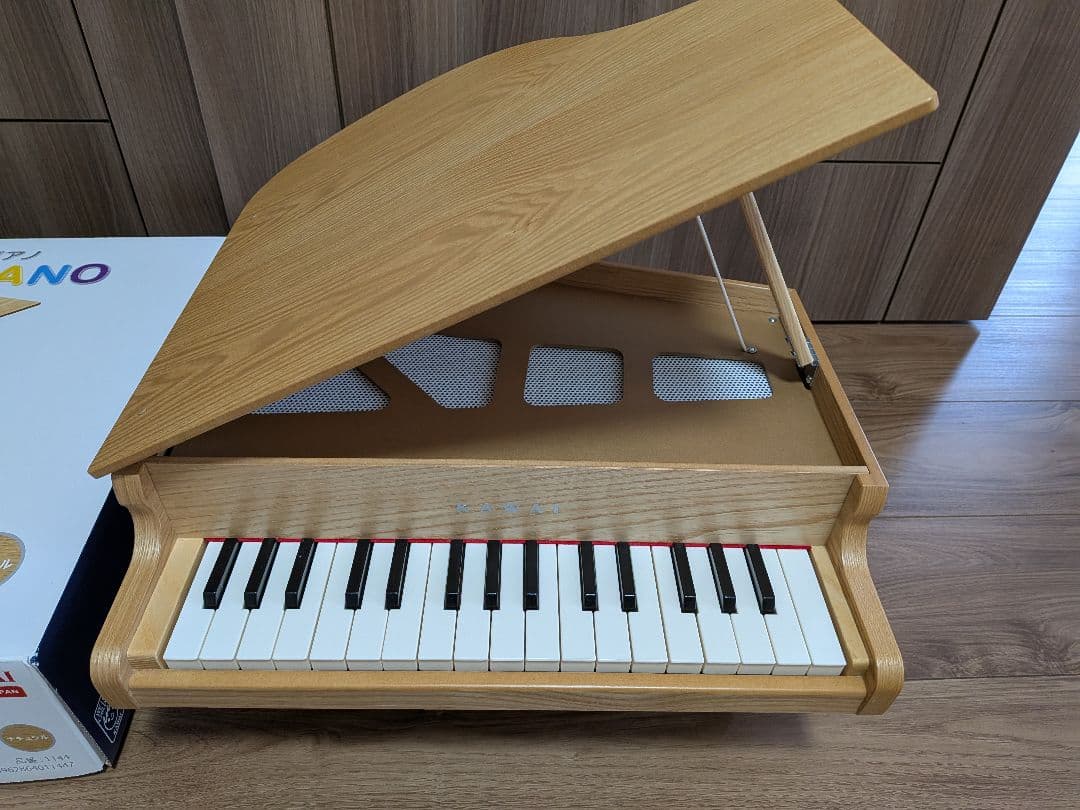 美品　KAWAIミニピアノ グランドピアノ ナチュラル 1144