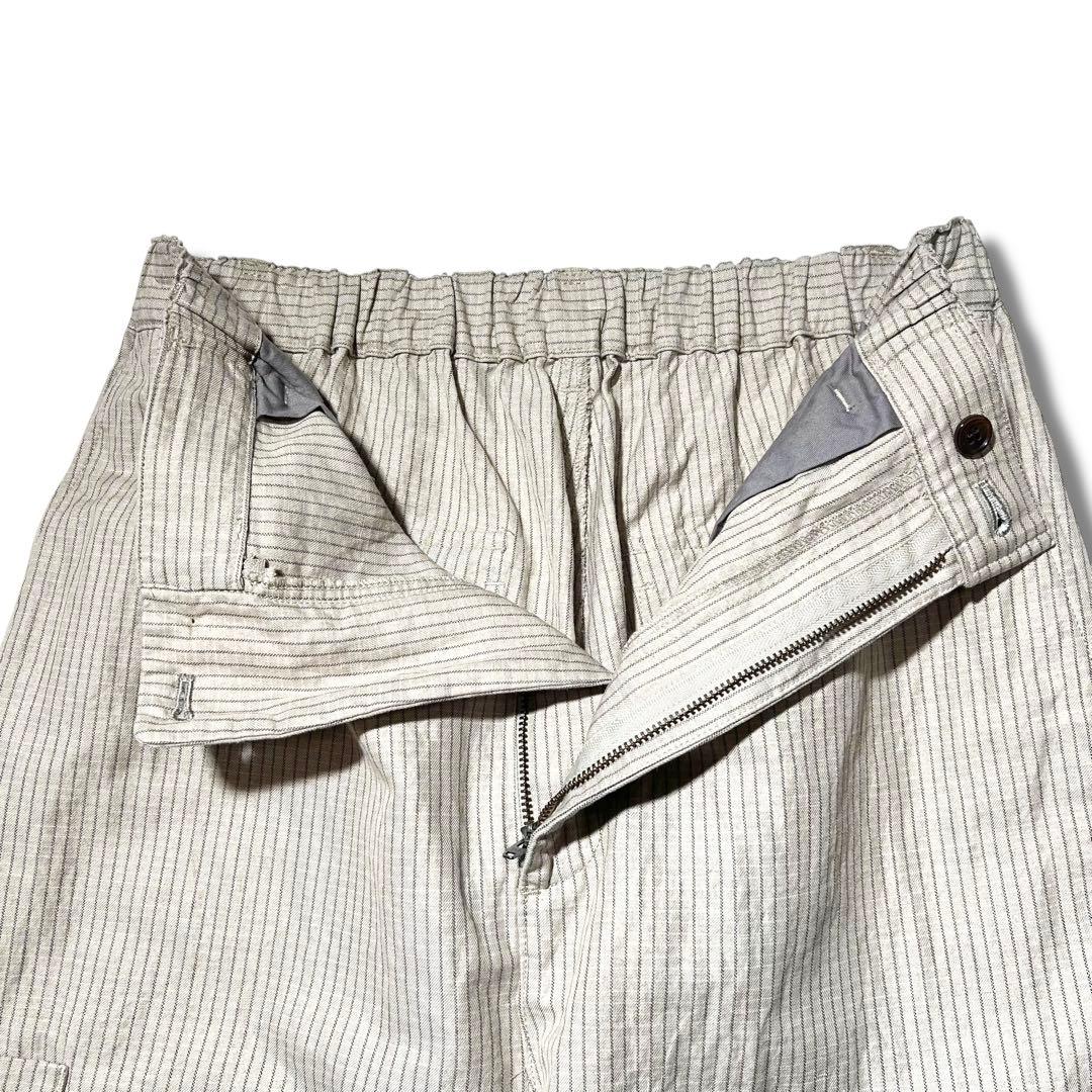 極美品 Vlas Blomme ヴィンテージ チェック ツイル カーゴ パンツ