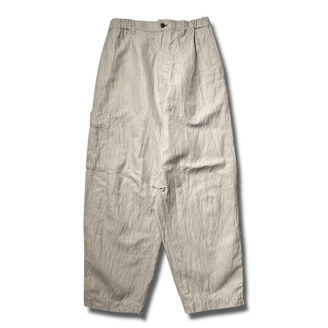 極美品 Vlas Blomme ヴィンテージ チェック ツイル カーゴ パンツ