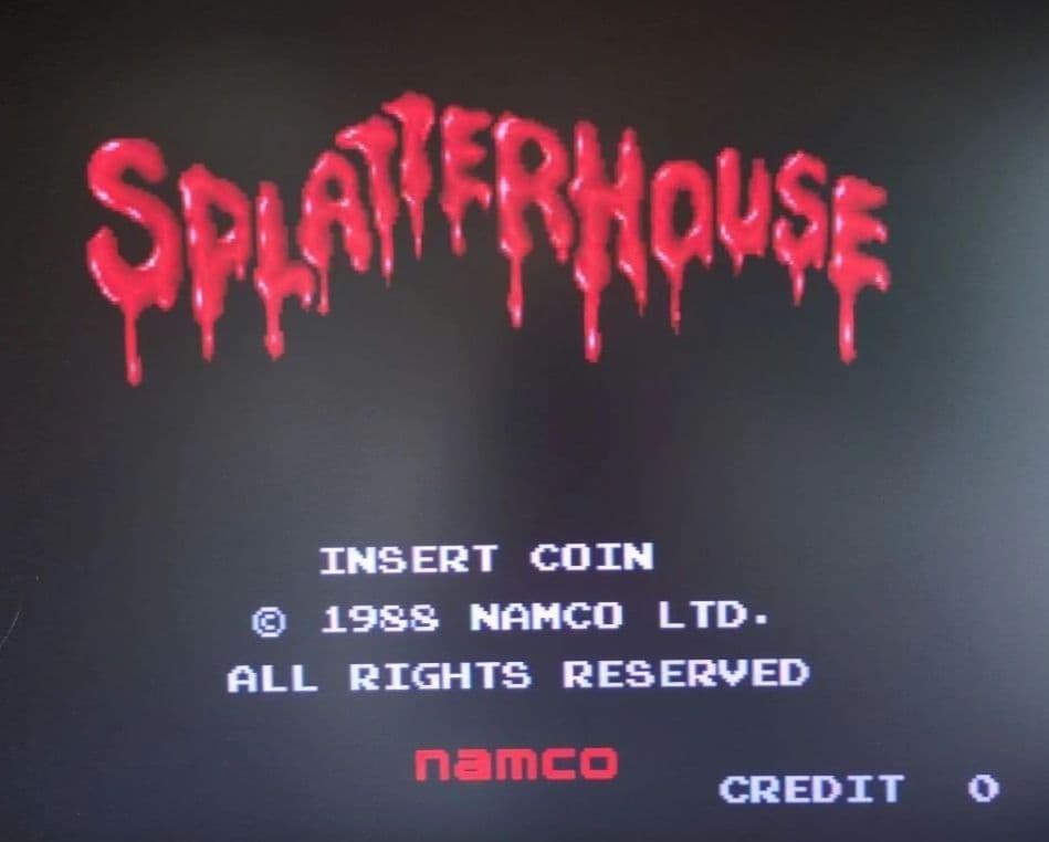 ナムコ　スプラッターハウス　アーケードゲーム　基板