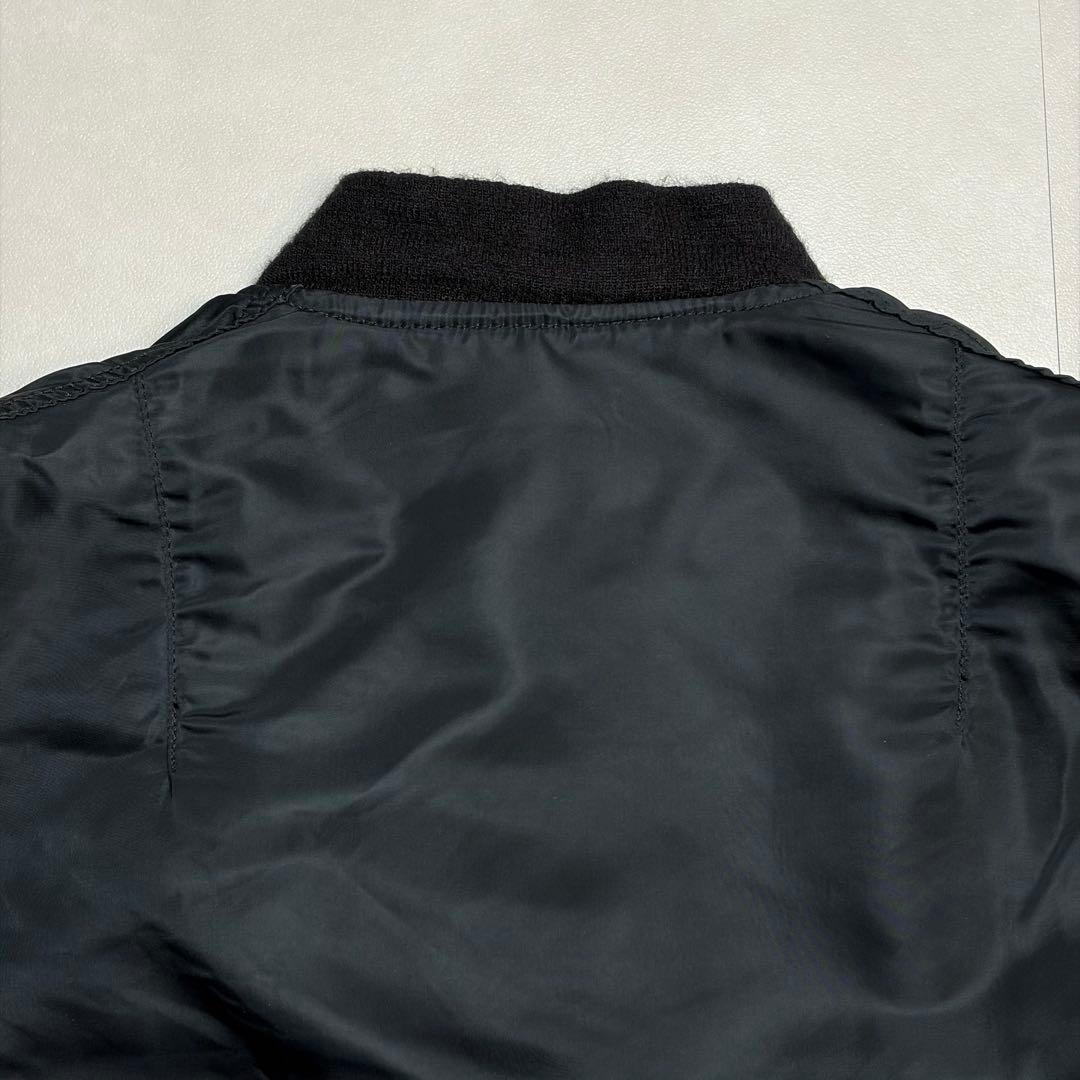 【美品】 USA製 80s アルファインダストリーズ MA-1 ブラック M