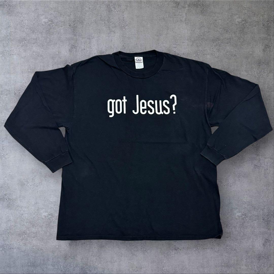 got jesus？　デルタボディ　ロンT ヴィンテージ Tシャツ　ジーザス