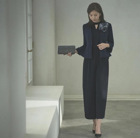 ルイルエブティック　ノーカラージャケット＆オールインワンスーツ S