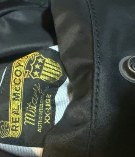 【新品未使用】リアルマッコイズ MA-1 XXL 現行モデル ブラック