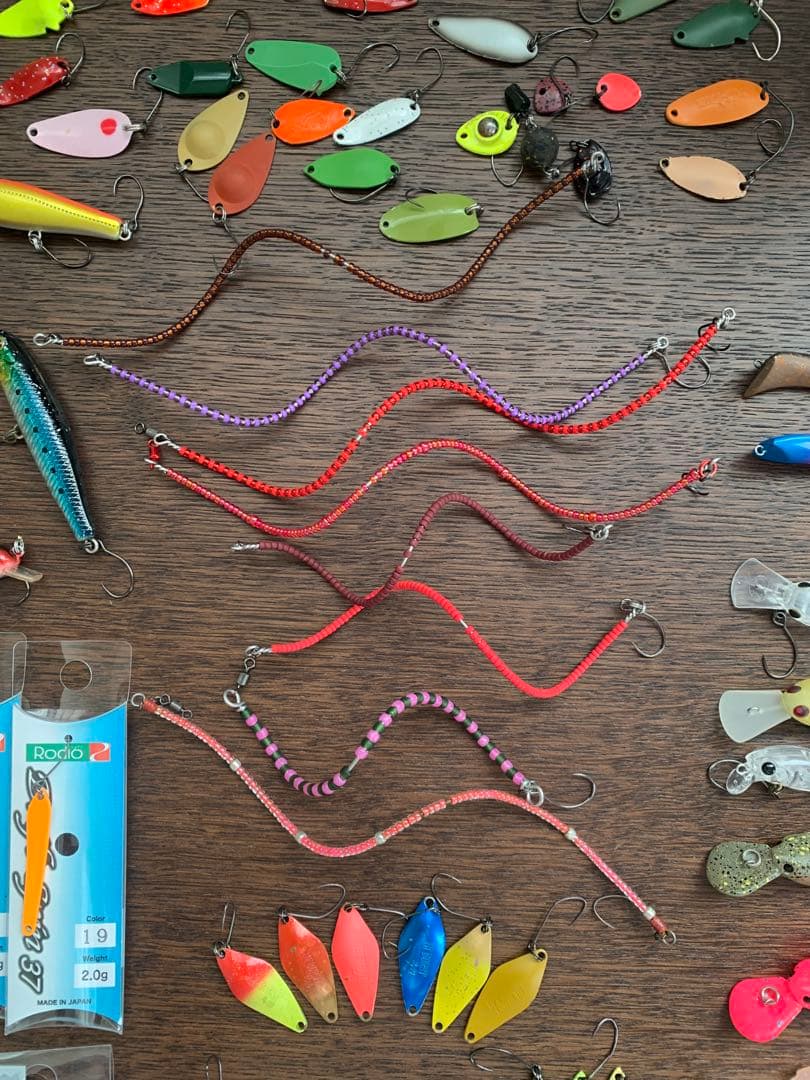 管釣り　エリアトラウト　ルアー　スプーン　ネジング　100個セット　まとめ売り