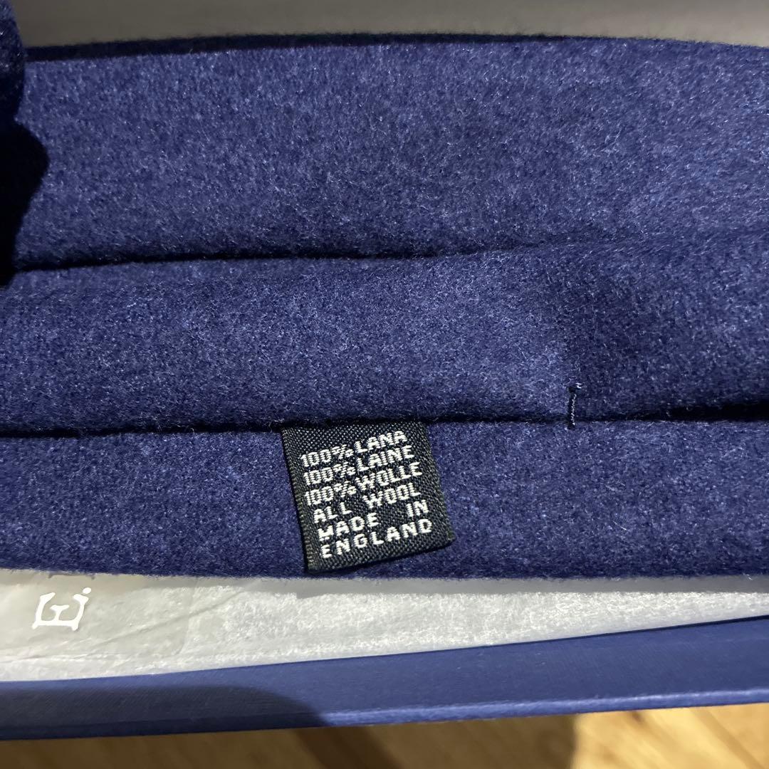 E. Marinella マリネッラ ネイビー ネクタイ ウールタイ