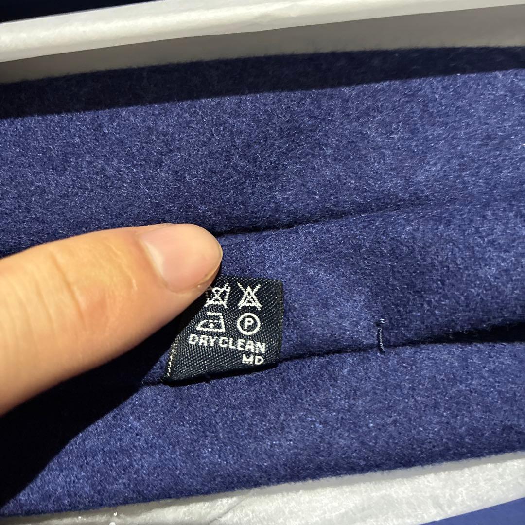 E. Marinella マリネッラ ネイビー ネクタイ ウールタイ