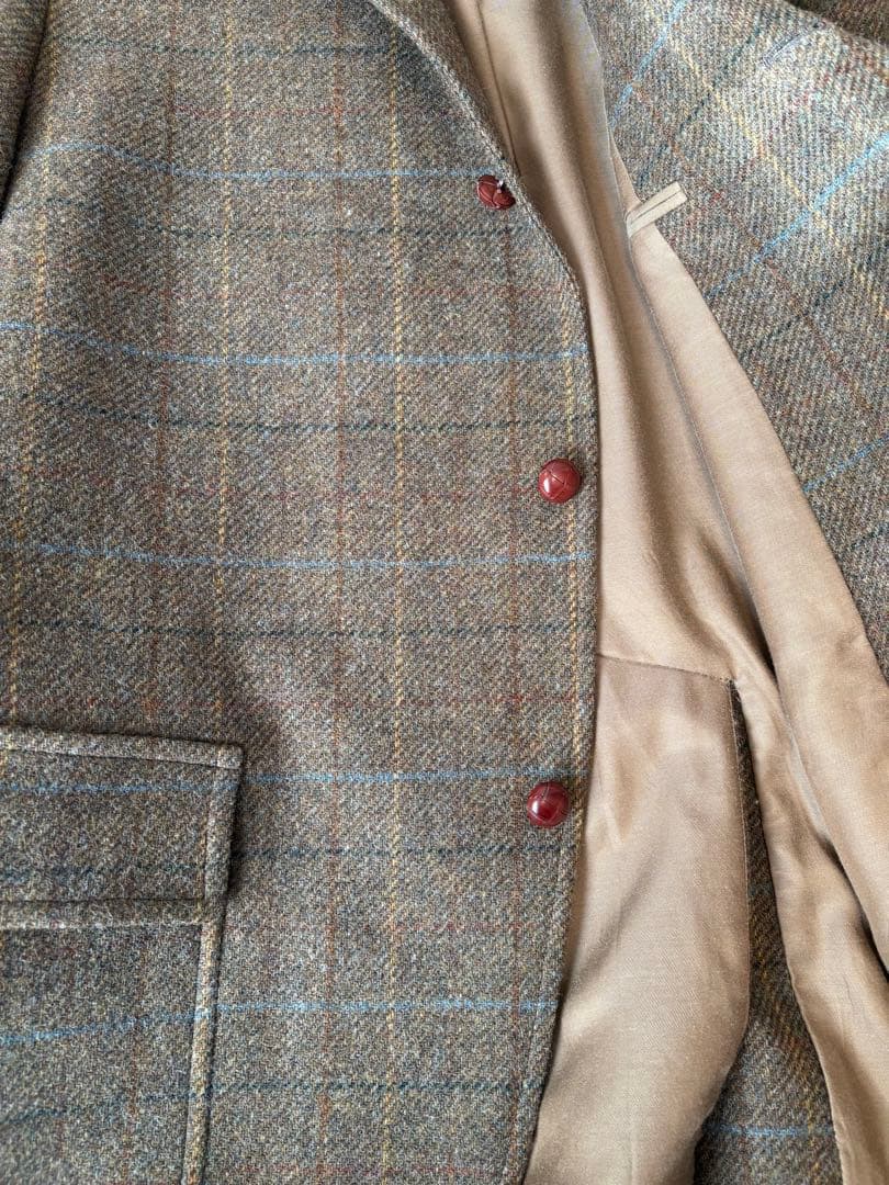 美品　アナトミカ　ユニバーシティジャケット　ツイード　４２