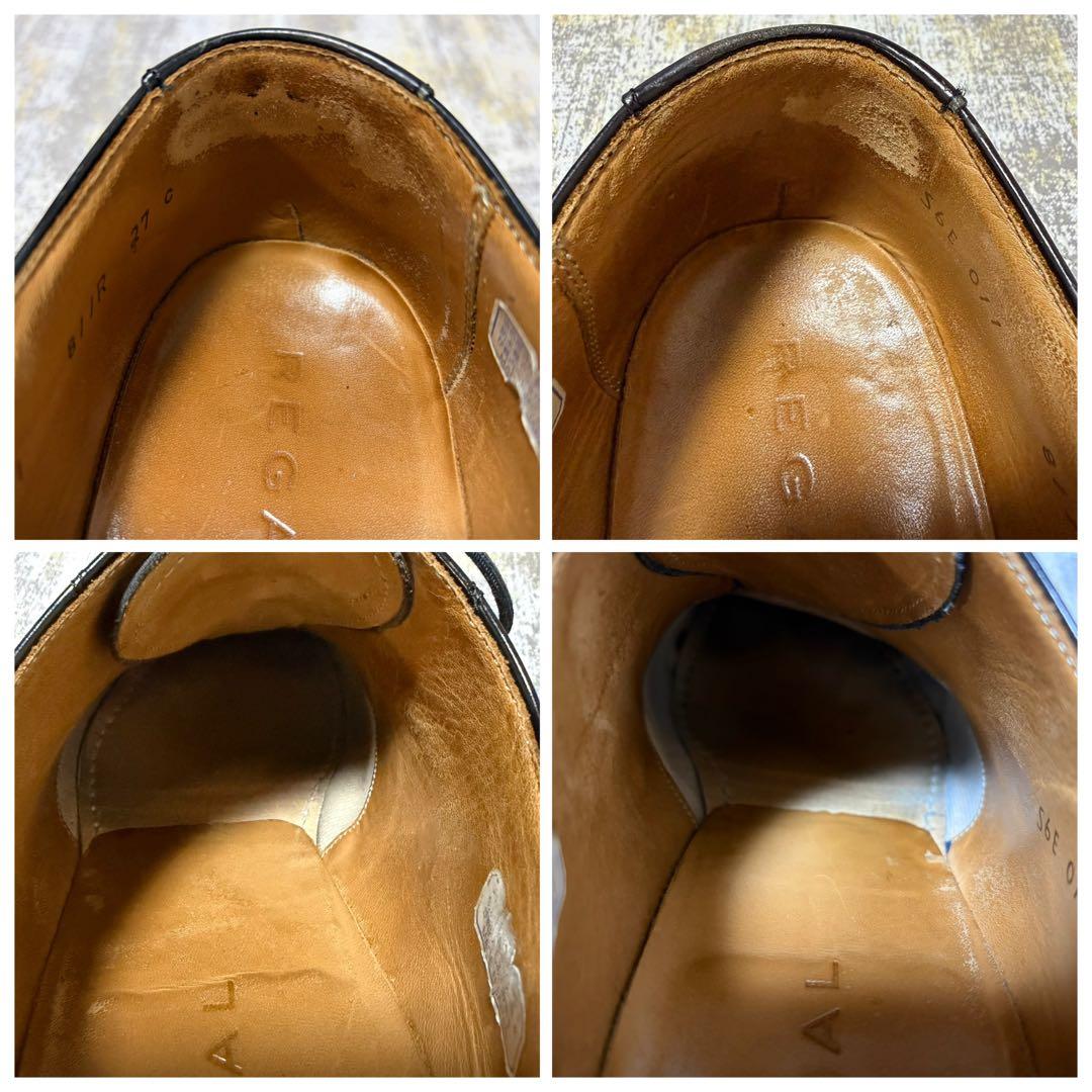 ★定番★リーガル REGAL ストレートチップ【27】811R ガラスレザー