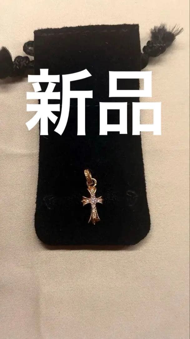 クロムハーツ　ベイビーファット　22K 純正パヴェダイヤ ネックレス　新品