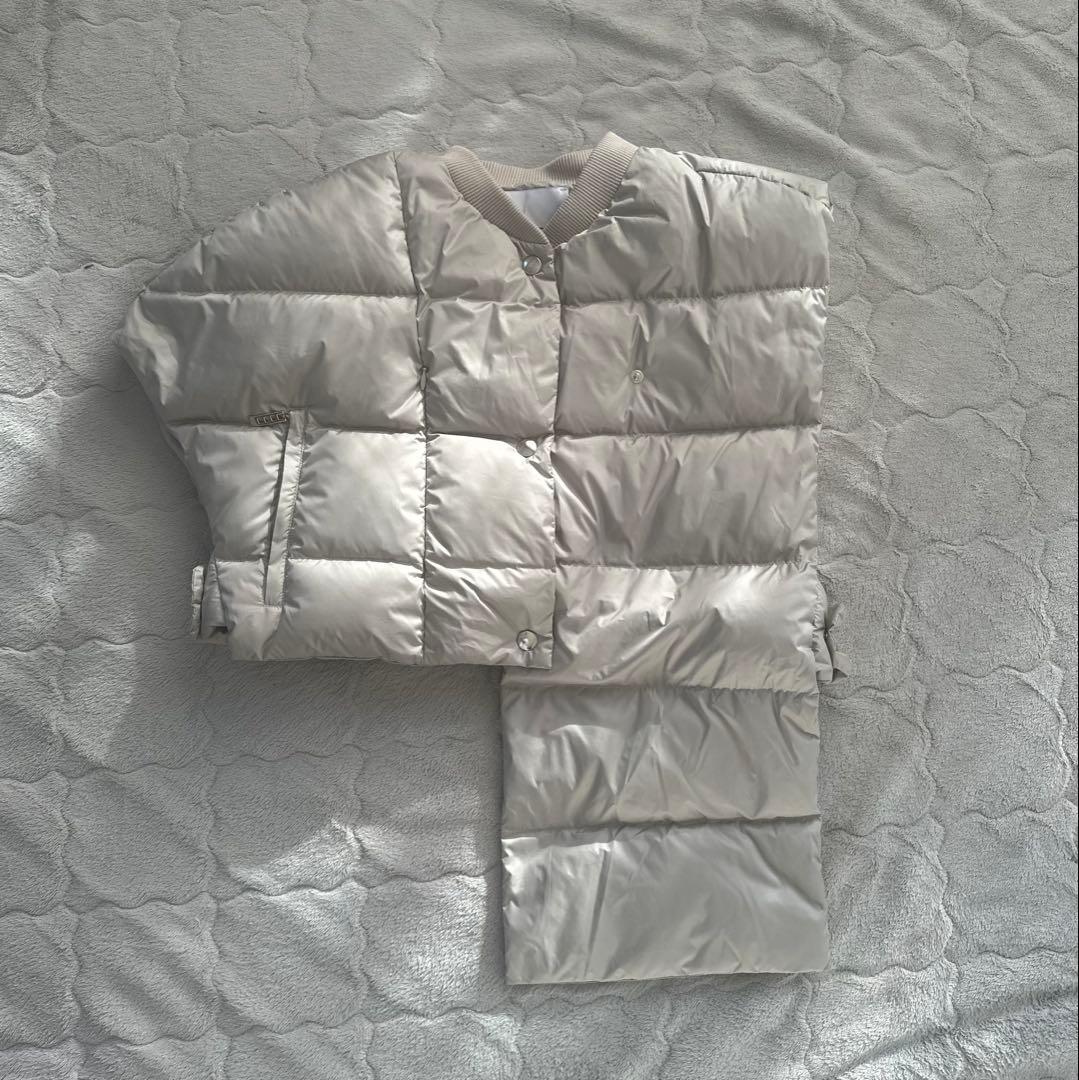 UN3D. ダウンマフラー アンスリード ショートベスト ダウンベスト　完売品