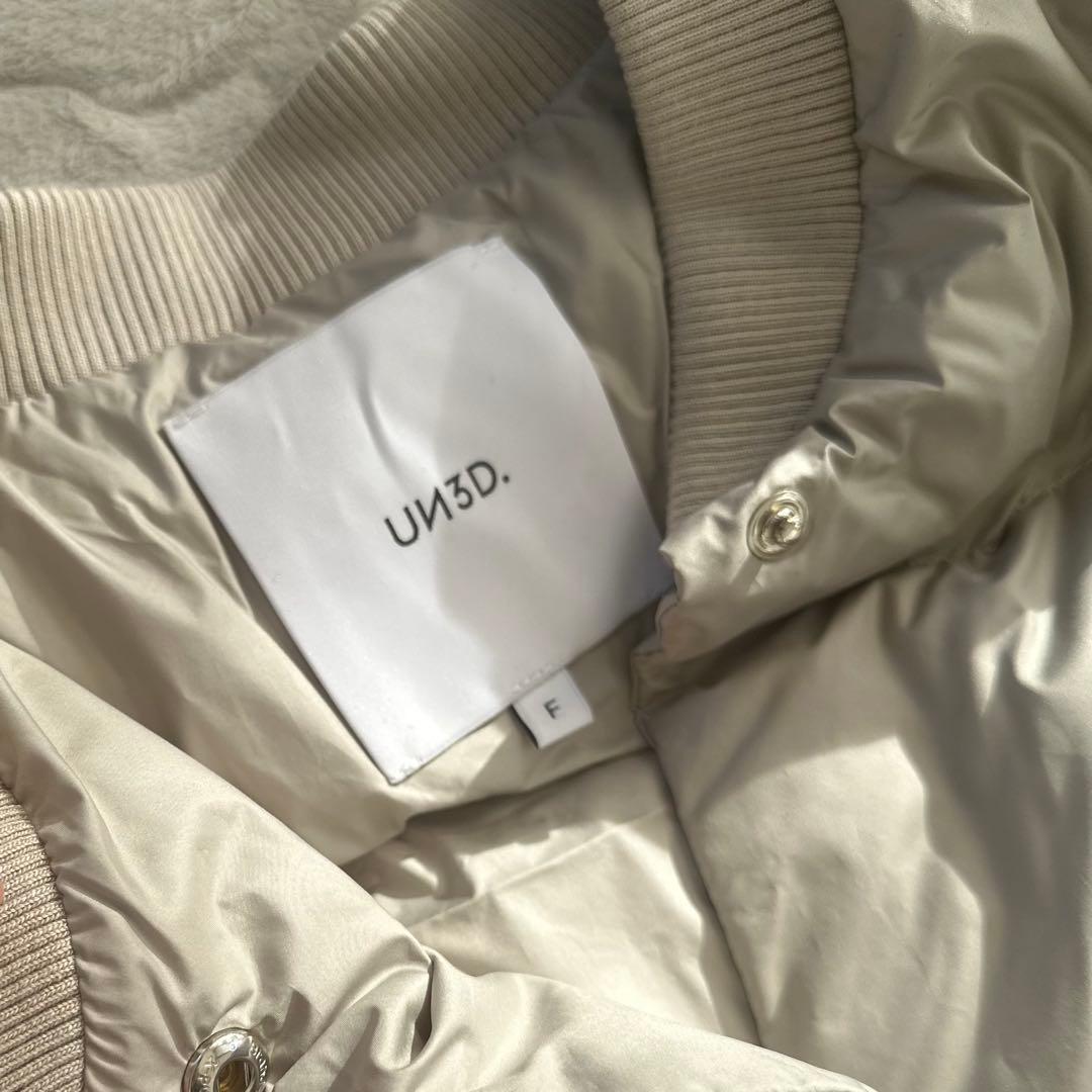 UN3D. ダウンマフラー アンスリード ショートベスト ダウンベスト　完売品