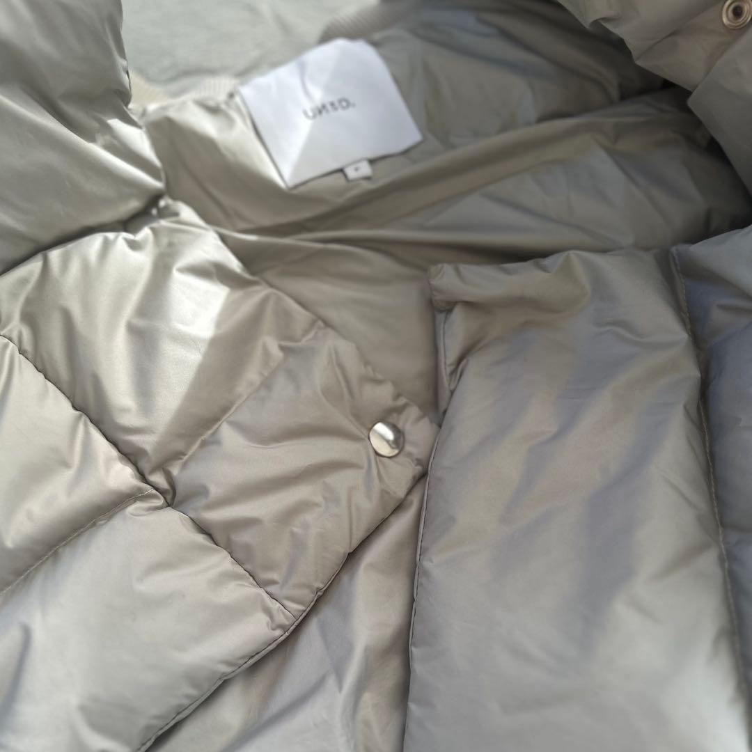 UN3D. ダウンマフラー アンスリード ショートベスト ダウンベスト　完売品