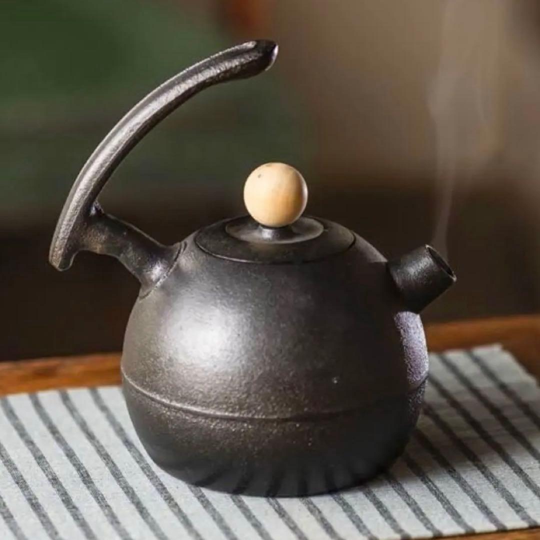 新品☆南部鉄器 鉄瓶 1000ml ブランニューケトル 1L 岩手県奥州 南部鉄