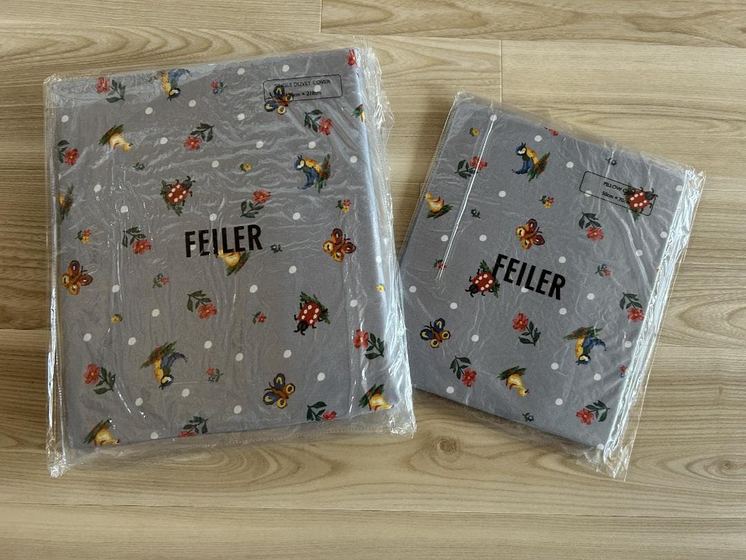 【未使用品】フェイラー ハイジドット デュベカバー（シングル）布団カバー