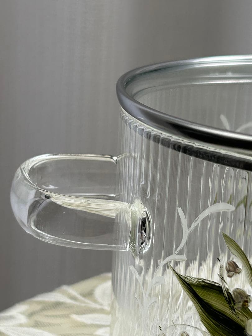 ❗️手書き　ガラスのお鍋