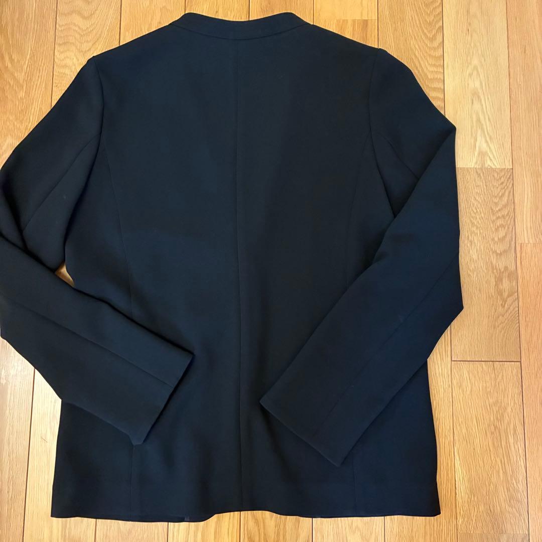 ソージュ　ノーカラージャケット　ブラック　L