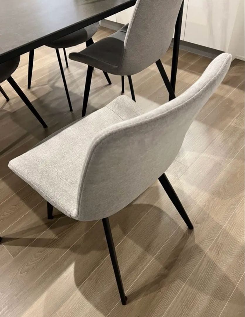 せみ 2脚目 MKマエダ ダイニングチェア CHC-001 GY