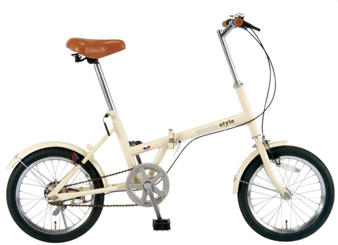 【新品未使用】KCD SS-H16 折りたたみ自転車 アイボリー