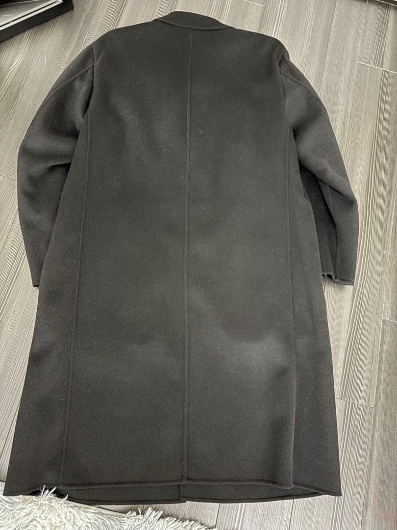 UNIQLO +J カシミヤブレンドオーバーサイズチェスターコート　ブラック　L