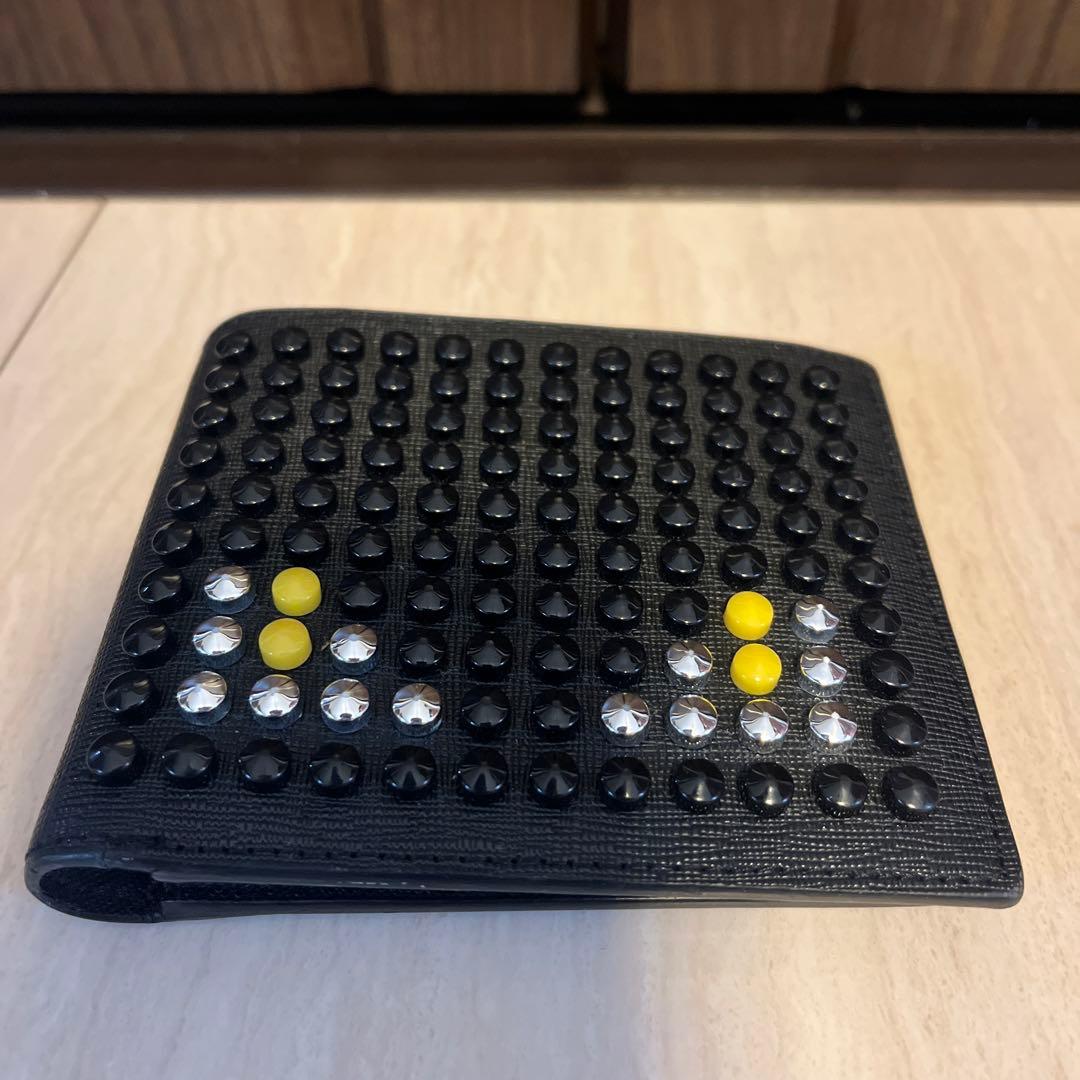 FENDI Monsterモンスター　スタッズ　二つ折り財布　美品