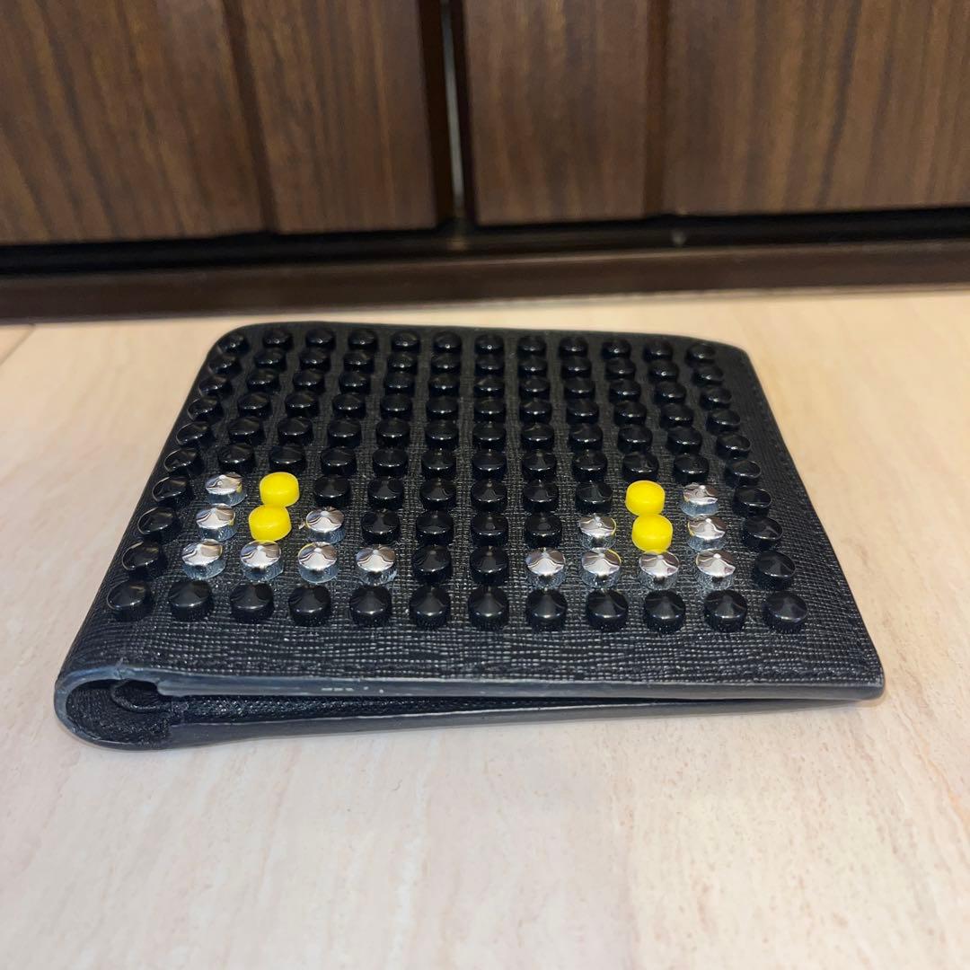 FENDI Monsterモンスター　スタッズ　二つ折り財布　美品