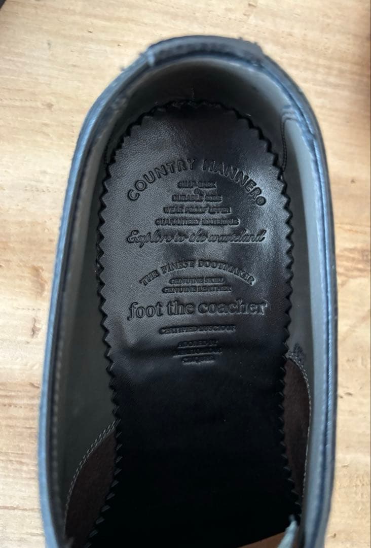 【極美品】foot the coacher Uチップ 7 1/2 hender