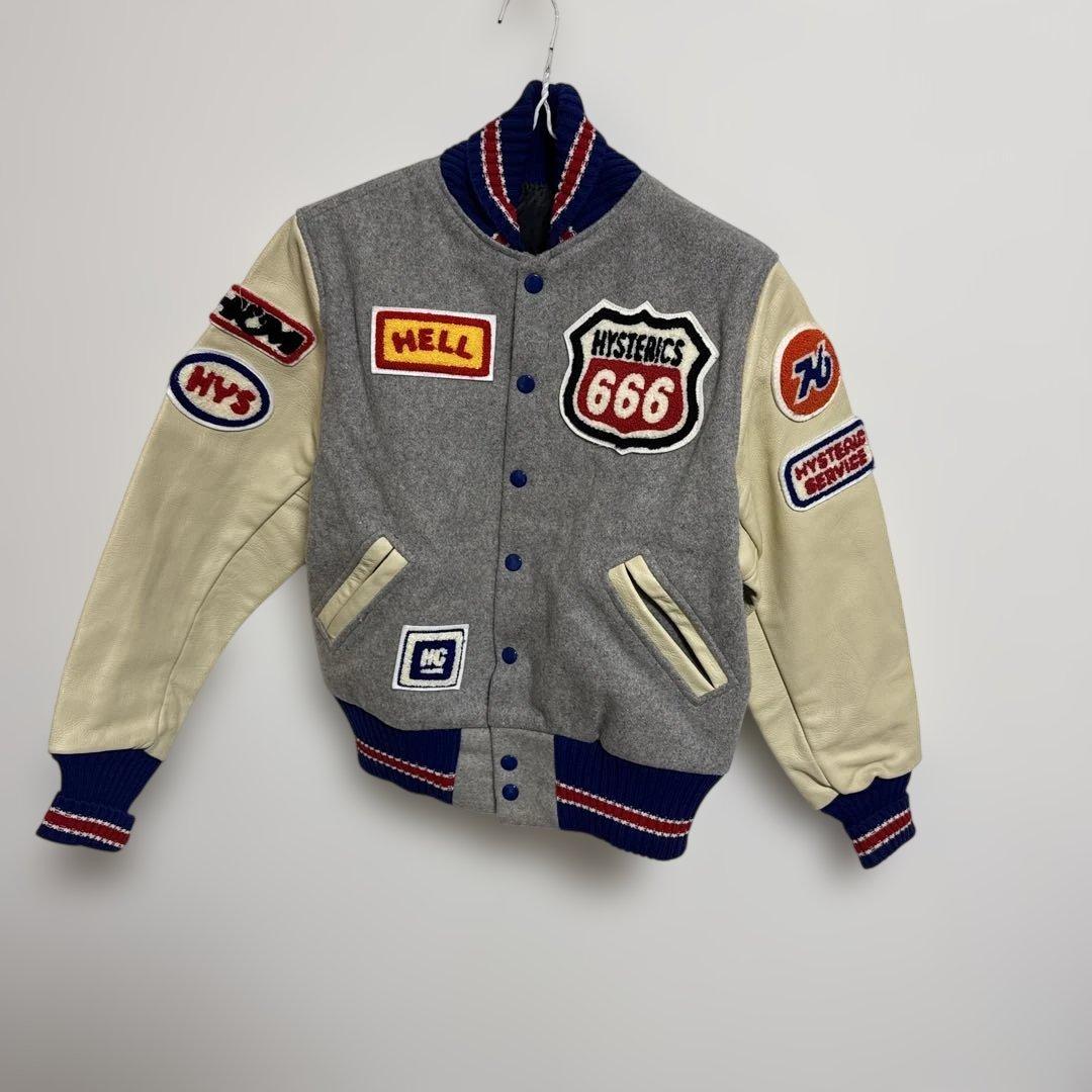 ヒステリックミニ スタジャン 牛革 140cm