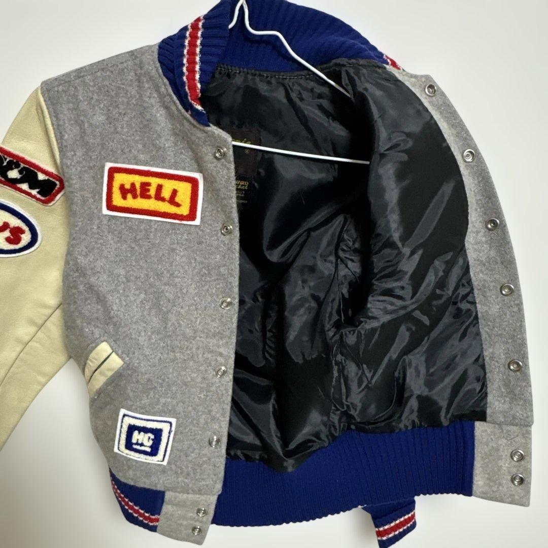 ヒステリックミニ スタジャン 牛革 140cm