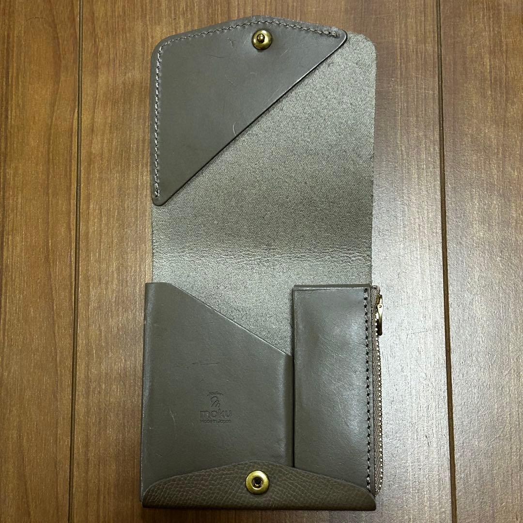 y*w様 moku SAKU 小さく薄い財布 コンパクトウォレット レザー 二つ