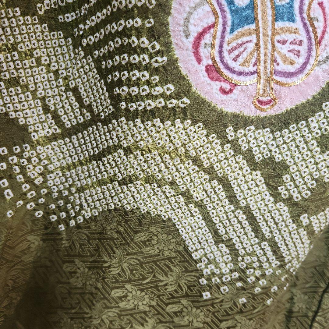 #9-020 (保管品) 正絹 男児 お宮参り きもの