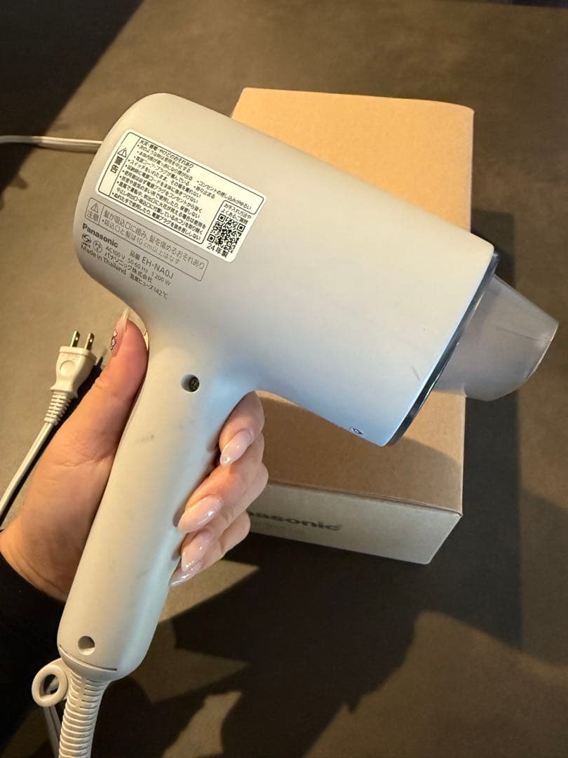限定価格！Panasonic ナノケア ヘアドライヤー グレー 箱付
