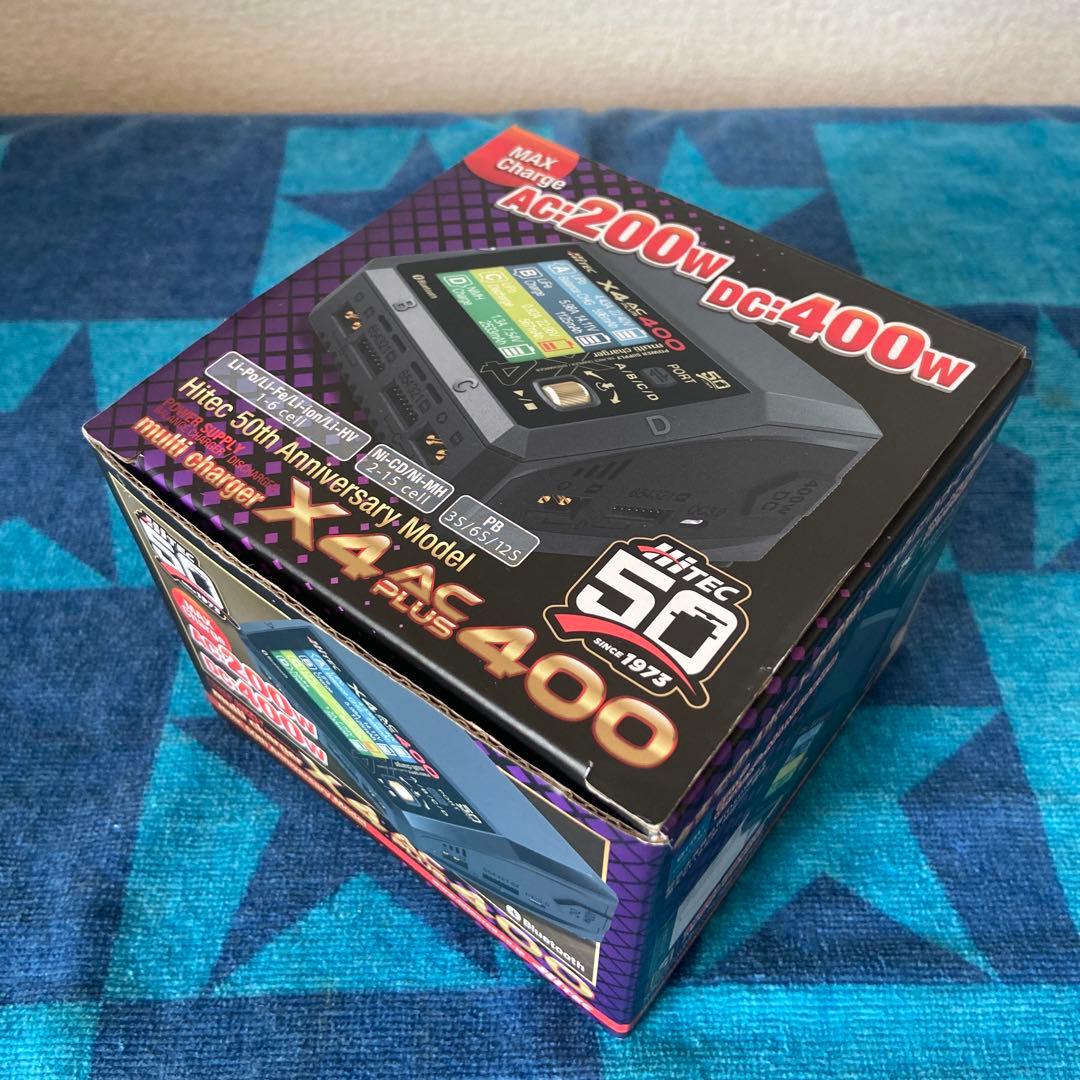 【JS_】Hitec X4 AC Plus 400 充電器充電ケーブル4本