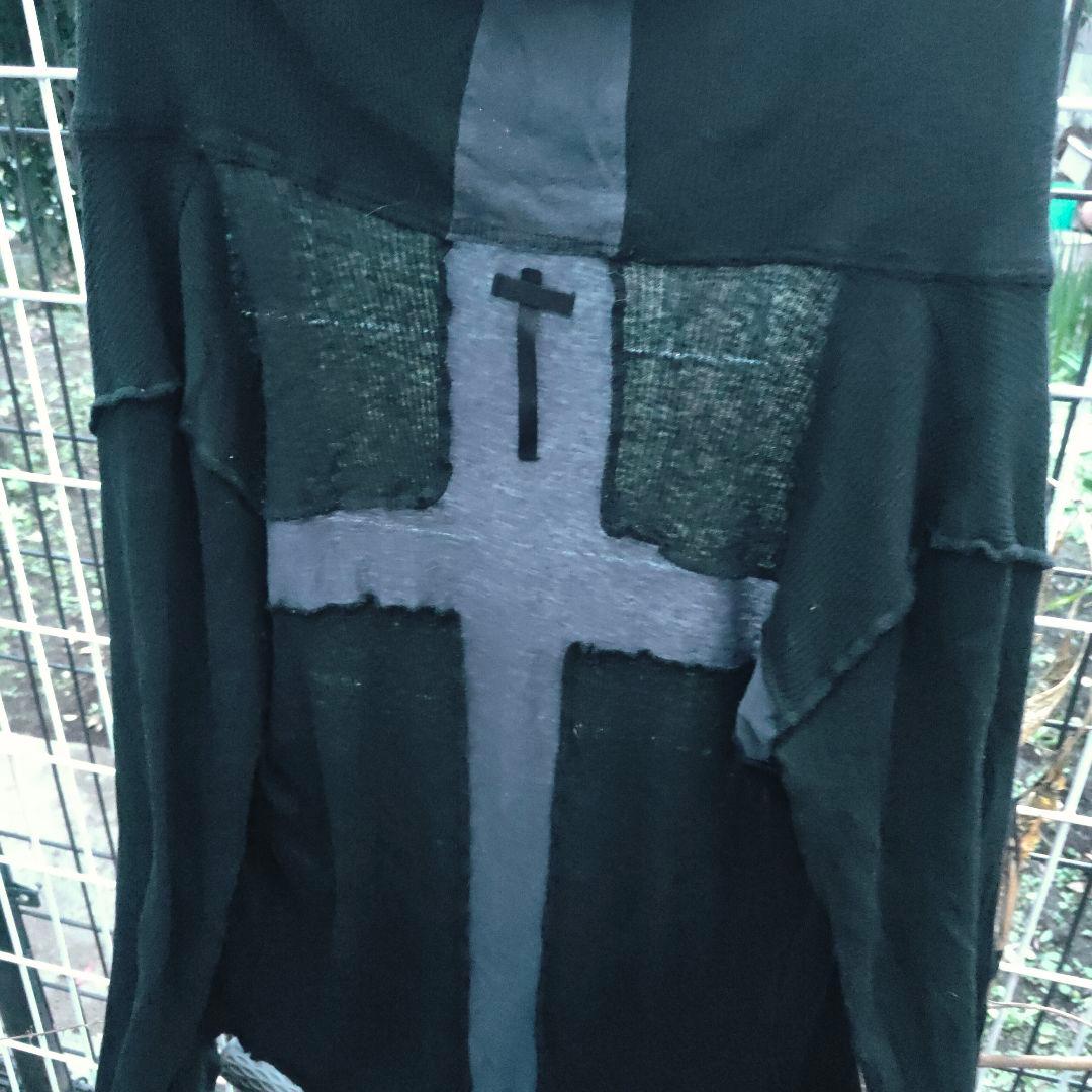 LGB十字架デザインの長袖トップス