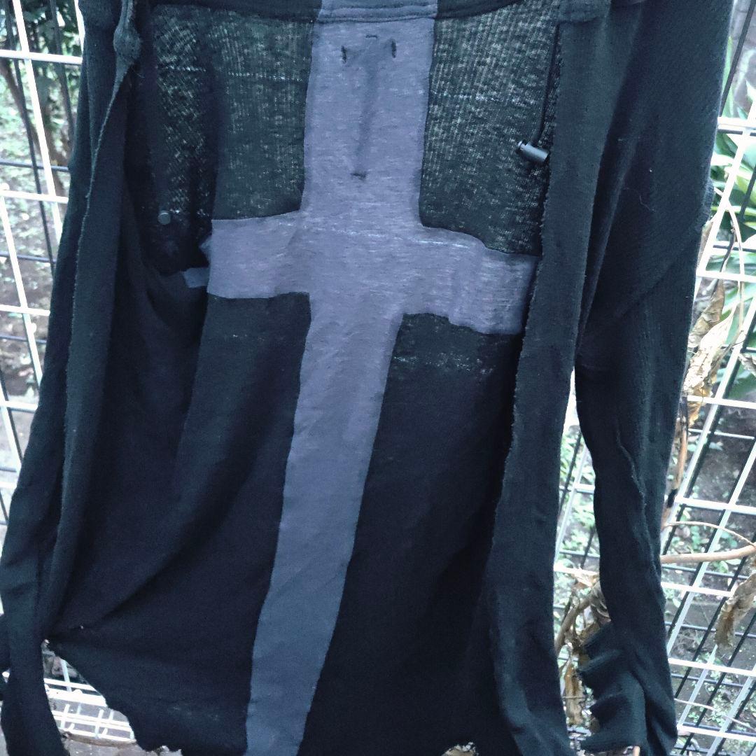 LGB十字架デザインの長袖トップス