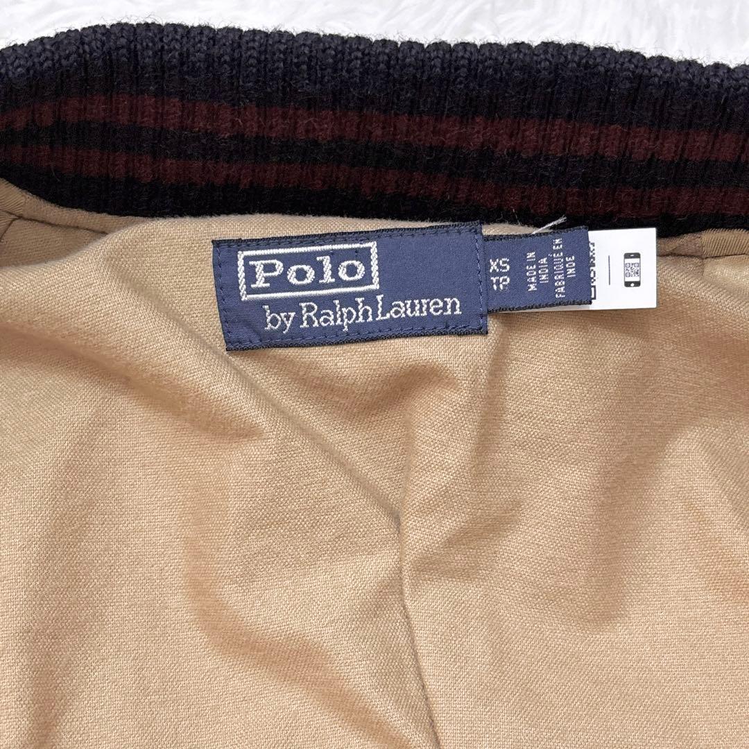 【美品】POLO RALPH LAUREN レターマンジャケット ワッペン 刺繍