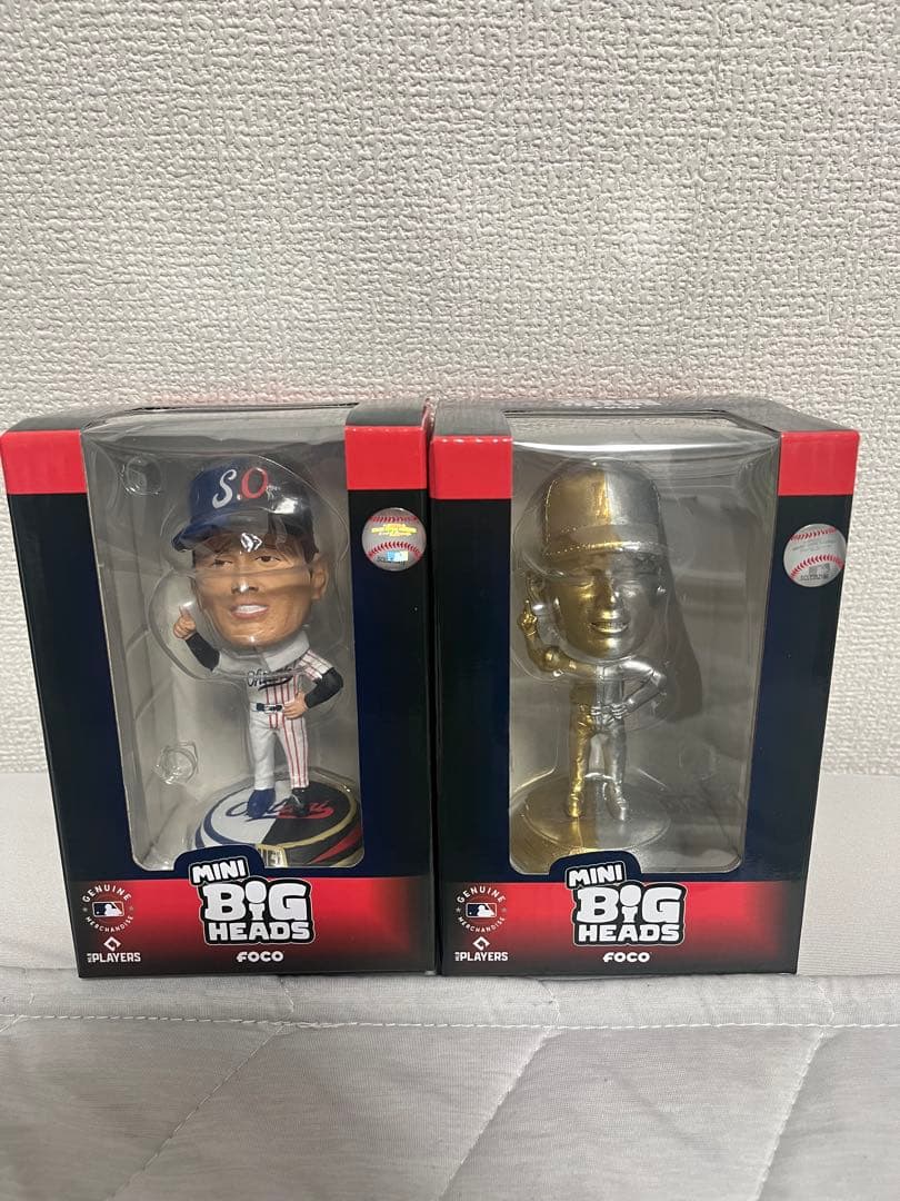 【新品】大谷翔平FOCO MINI BIG HEADS フィギュア 2体セット